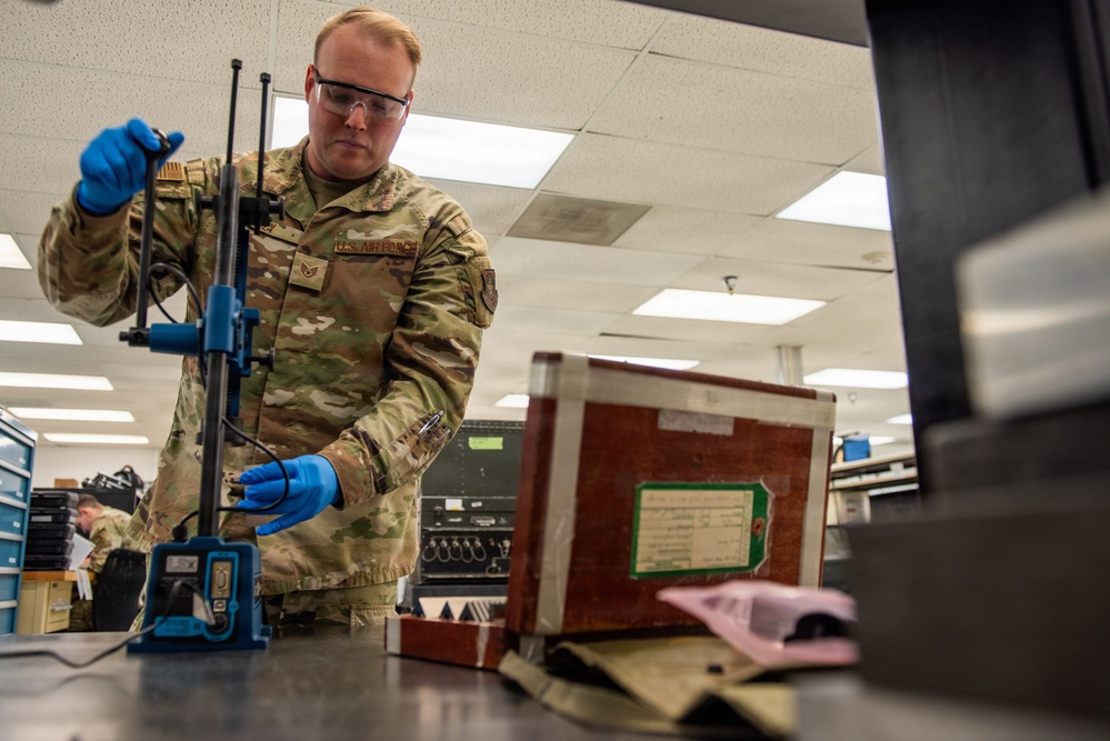 60th MXS PMEL Airmen ensure precision measurements