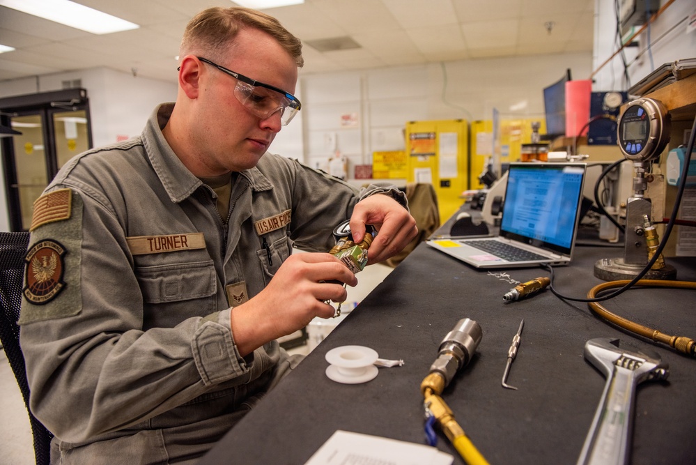 60th MXS PMEL Airmen ensure precision measurements