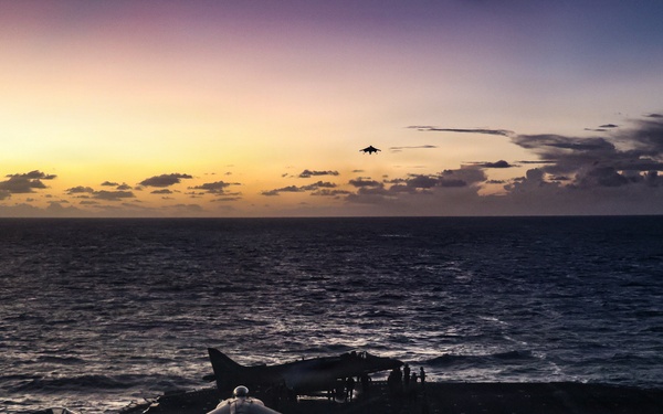 22nd MEU(SOC) | Harriers Aboard USS Iwo Jima During Deployment