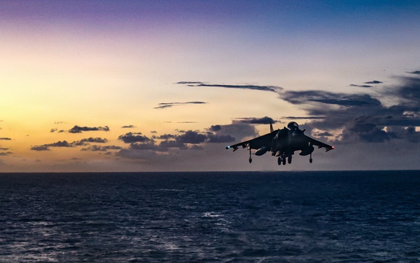 22nd MEU(SOC) | Harriers Aboard USS Iwo Jima During Deployment