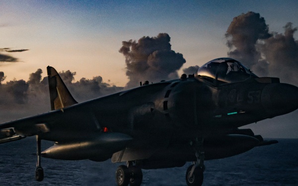 22nd MEU(SOC) | Harriers Aboard USS Iwo Jima During Deployment