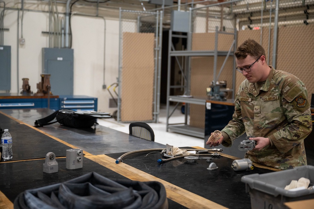 McConnell Airmen Pioneer First KC-46 Fuel Return Valve Repair