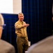 The Commandant, Gen. Eric M. Smith speaks with the U.S. Marine Corps Department of Aviation Graybeards