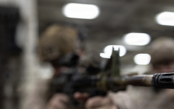 22nd MEU(SOC) | LAR Marines Conduct Dry Fire Training
