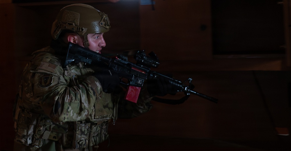92nd SFS hosts Tactical Response Team tryouts
