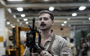 22nd MEU(SOC) | LAR Marines Conduct Dry Fire Training