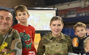 Secretary Hegseth Serves Thanksgiving Meal to JTF-DC Service Members