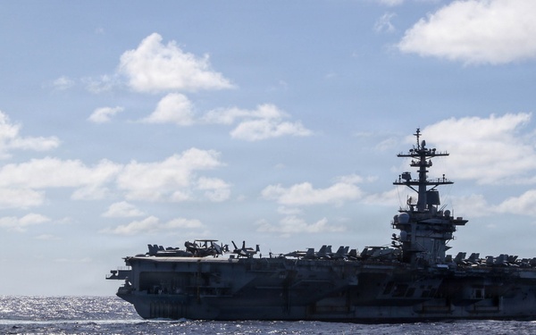 Frank E. Petersen Jr. conducts replenishment-at-sea