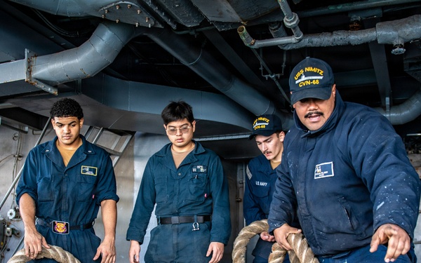 Nimitz Departs San Diego