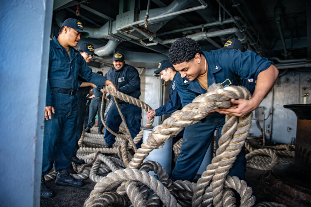 Nimitz Departs San Diego