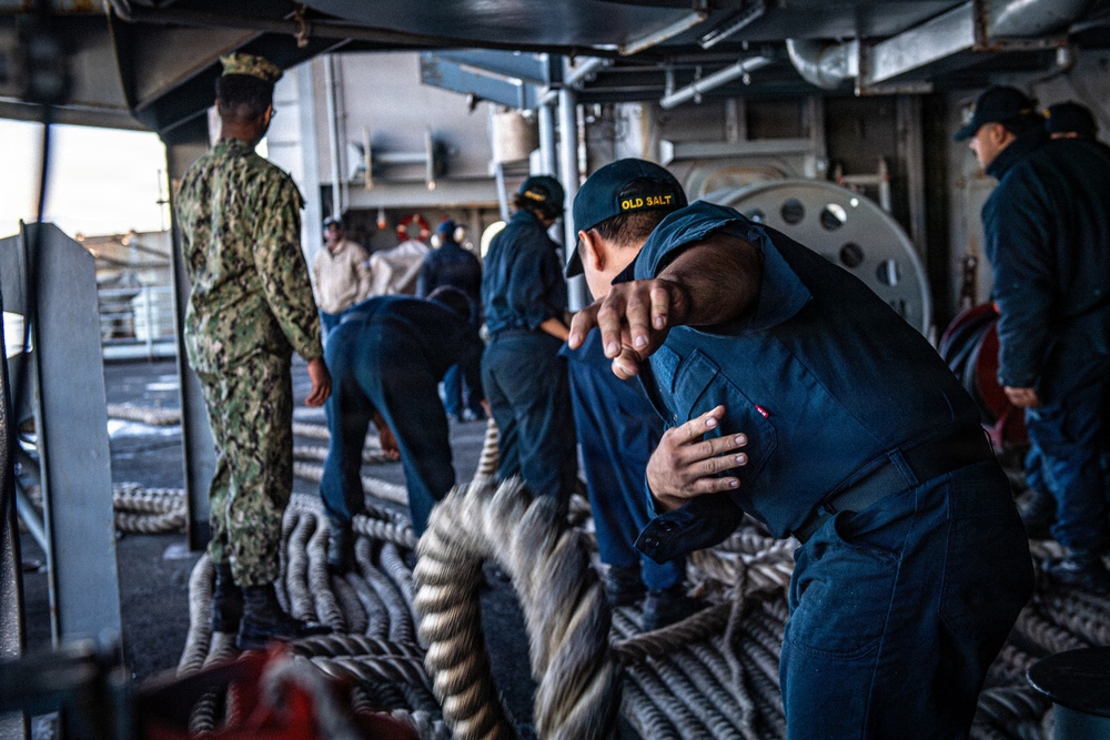 Nimitz Departs San Diego