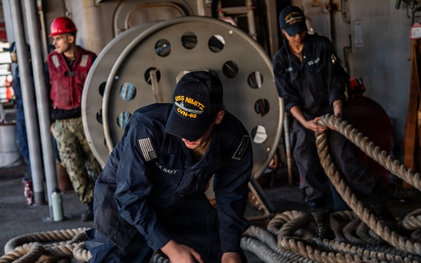 Nimitz Departs San Diego