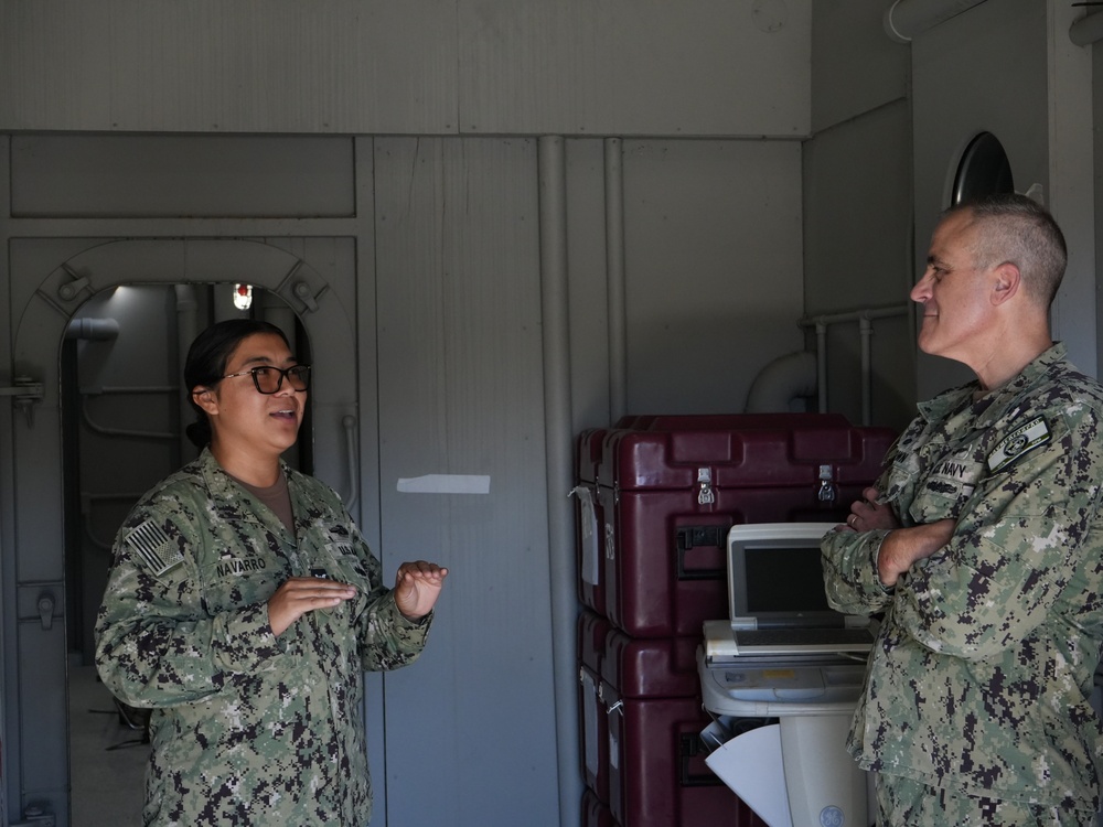 NMFP Commander Visits NEMWDC