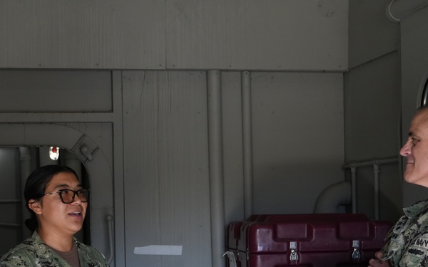 NMFP Commander Visits NEMWDC