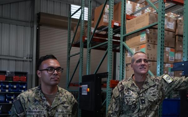 NMFP Commander Visits NEMWDC