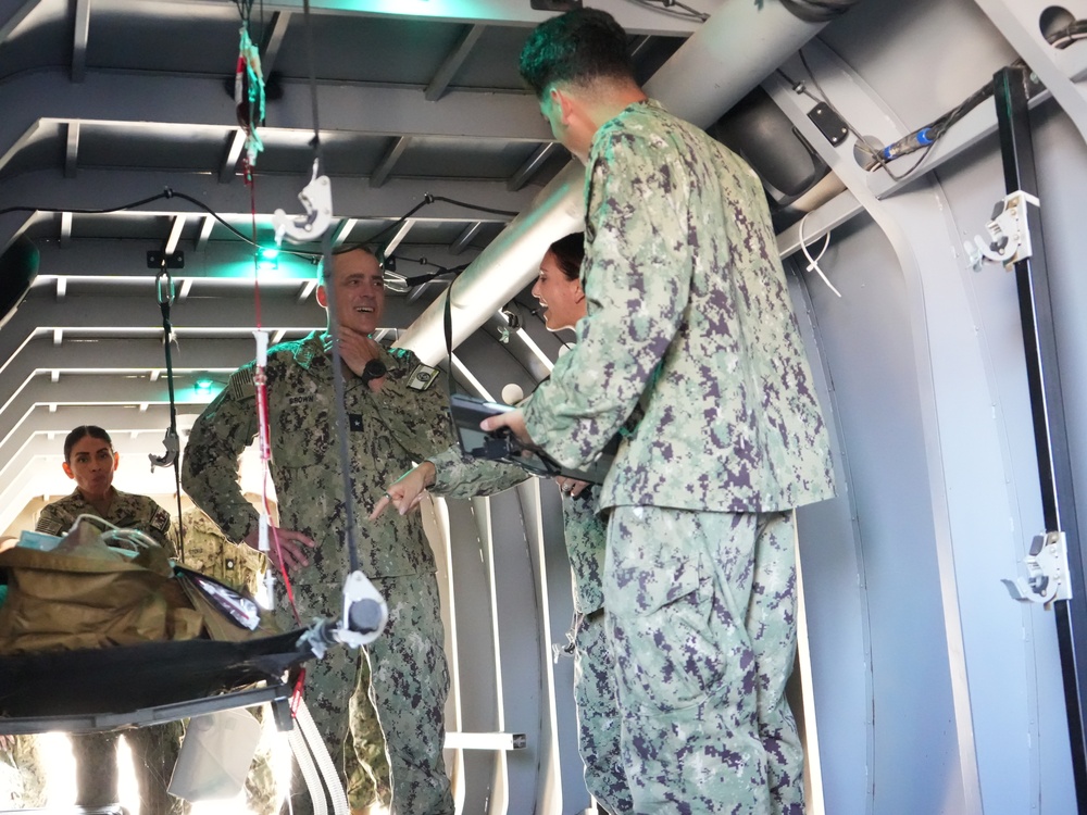 NMFP Commander Visits NEMWDC