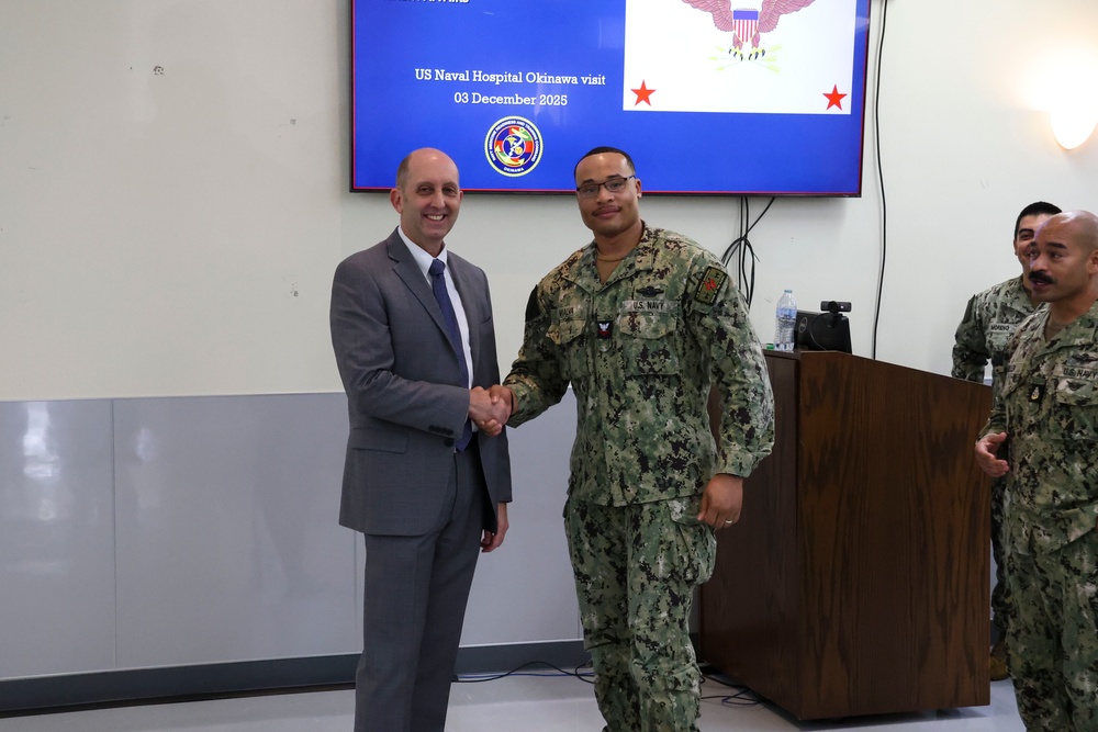 Acting Secretary of War for Health Affairs Visits U.S. Naval Hospital Okinawa