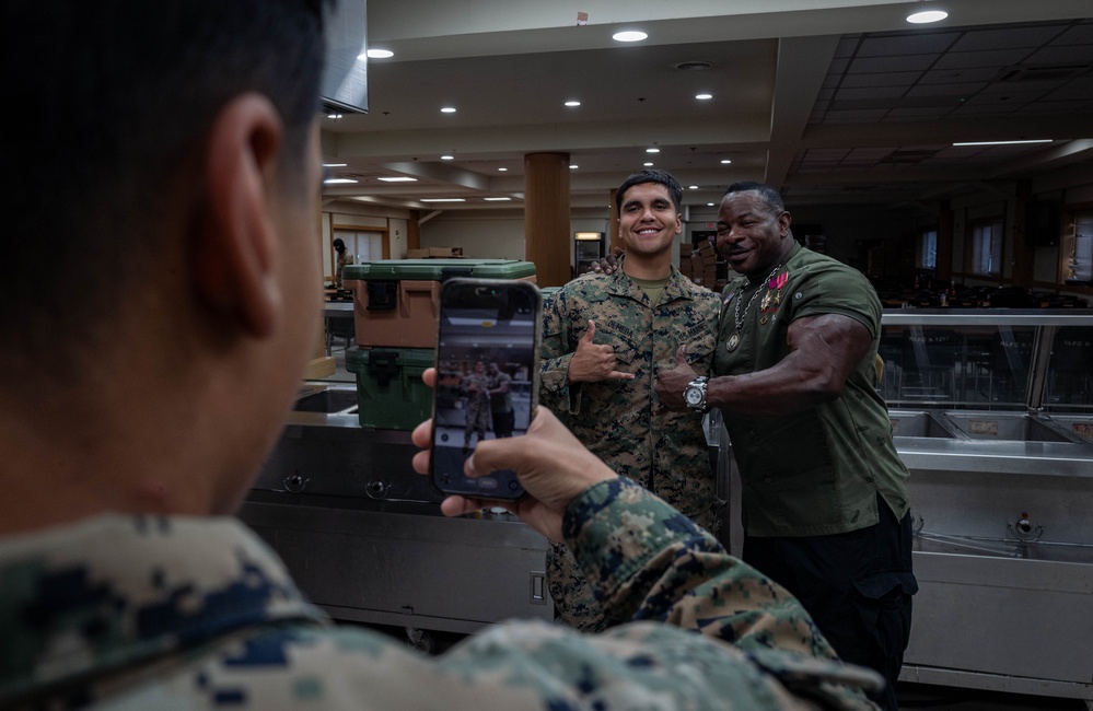 Celebrity Chef Andre Rush Visits Area 1