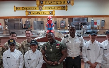 Celebrity Chef Andre Rush Visits Area 1