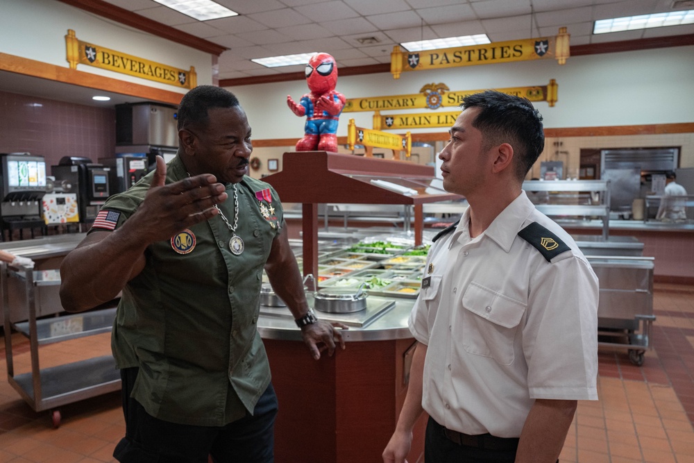 Celebrity Chef Andre Rush Visits Area 1