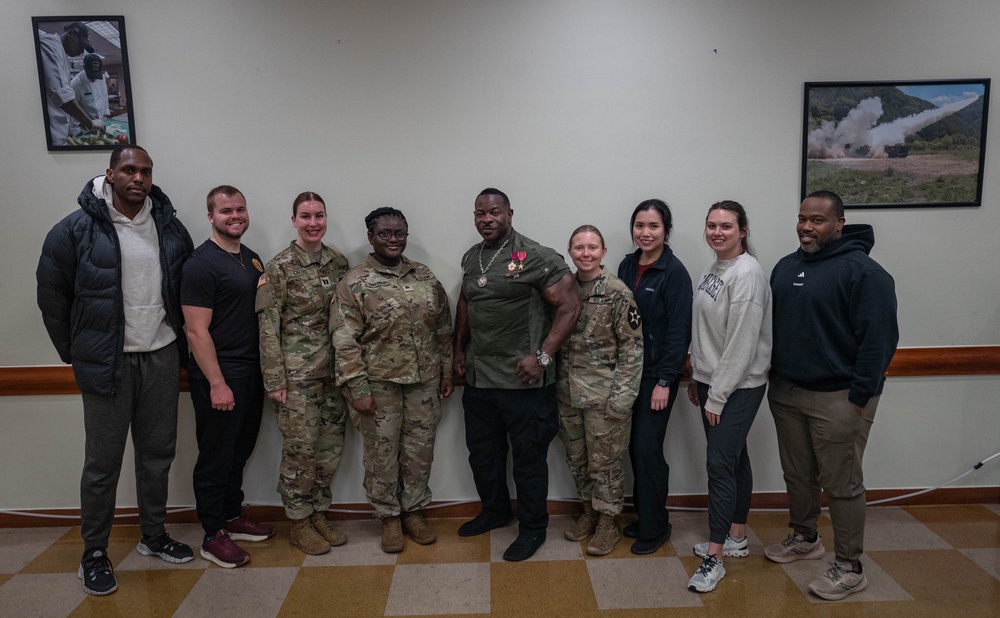 Celebrity Chef Andre Rush Visits Area 1