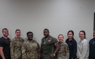 Celebrity Chef Andre Rush Visits Area 1