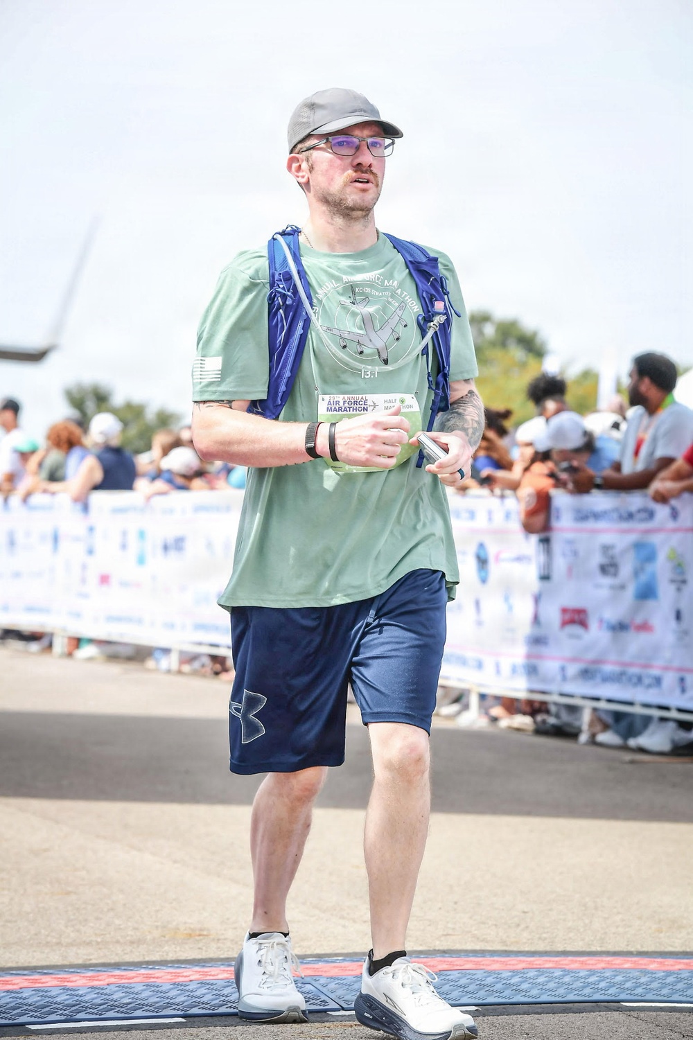 A Strong Final Mile - 168th KC-135 Airman Runs Air Force Half Marathon in final Duty Year