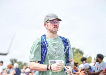 A Strong Final Mile - 168th KC-135 Airman Runs Air Force Half Marathon in final Duty Year