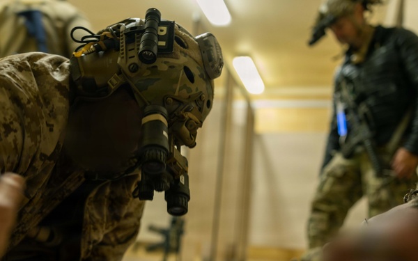 U.S. Marines with 1st Recon Bn. conduct airfield raid during Steel Knight 25