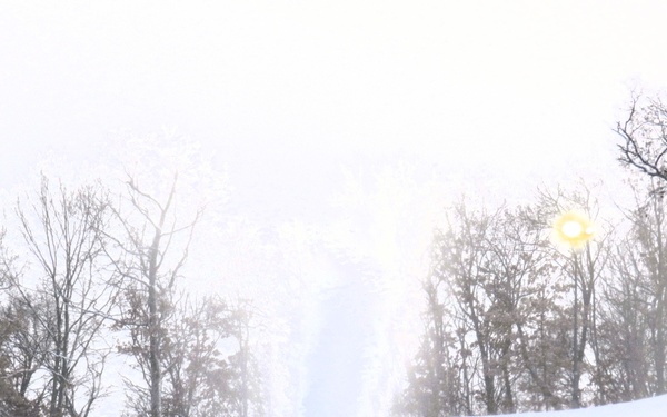Snowmaking at Fort McCoy's Whitetail Ridge Ski Area