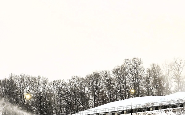 Snowmaking at Fort McCoy's Whitetail Ridge Ski Area