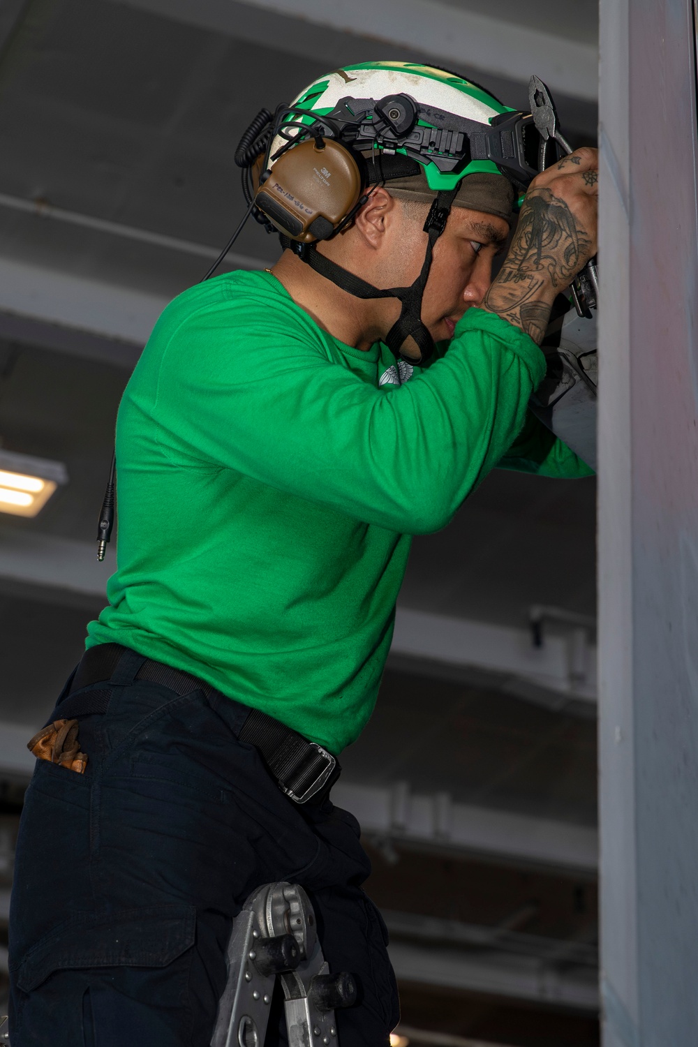 Abraham Lincoln conducts routine operations