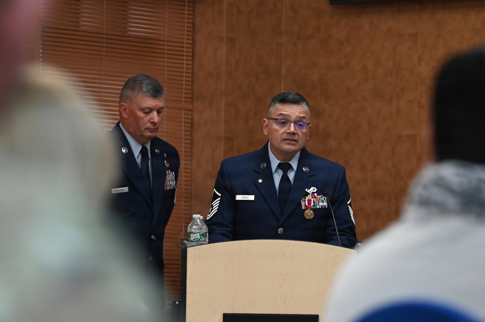 Front Royal resident Edward Tirado retires from the New York Air National Guard after 39 years of service