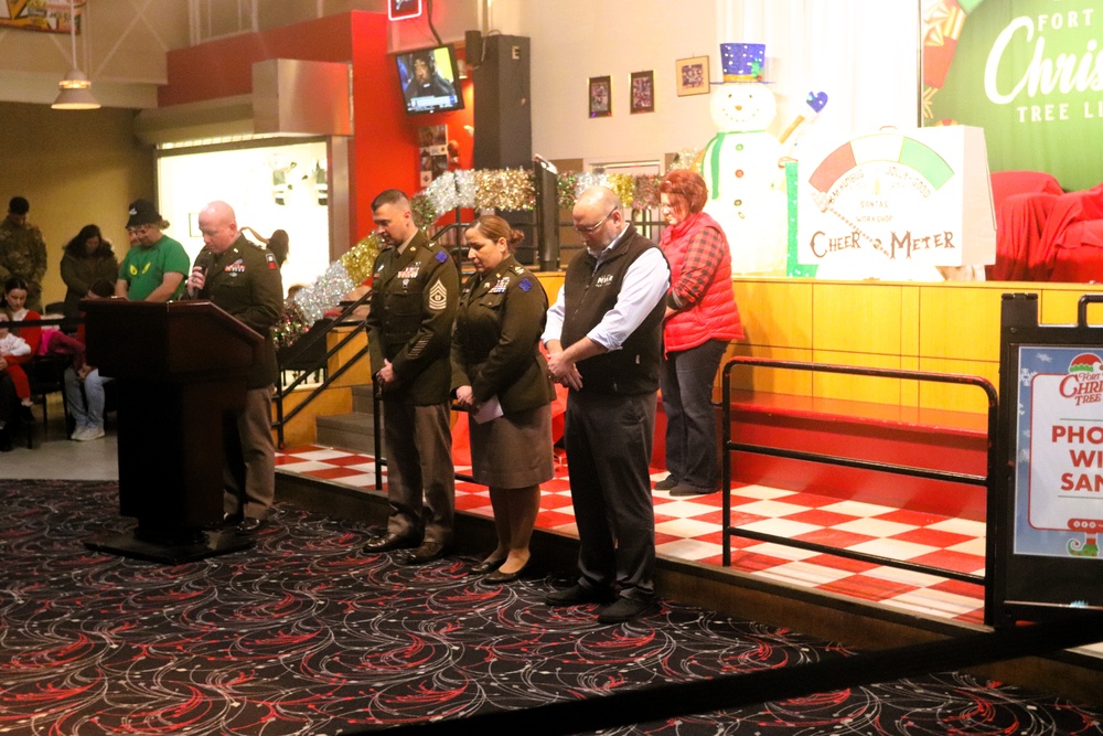 Fort McCoy kicks off holiday season with 2025 Tree Lighting Ceremony