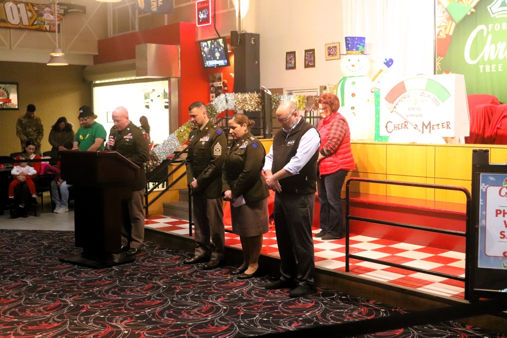 Fort McCoy kicks off holiday season with 2025 Tree Lighting Ceremony