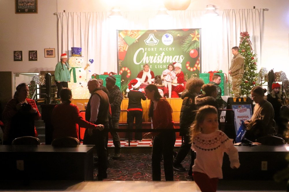 Fort McCoy kicks off holiday season with 2025 Tree Lighting Ceremony