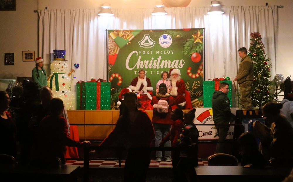 Fort McCoy kicks off holiday season with 2025 Tree Lighting Ceremony