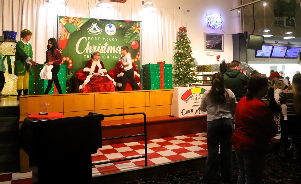 Fort McCoy kicks off holiday season with 2025 Tree Lighting Ceremony