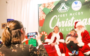 Fort McCoy kicks off holiday season with 2025 Tree Lighting Ceremony