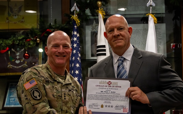 Eighth Army commends devoted civilian team members