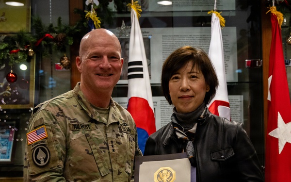 Eighth Army commends devoted civilian team members