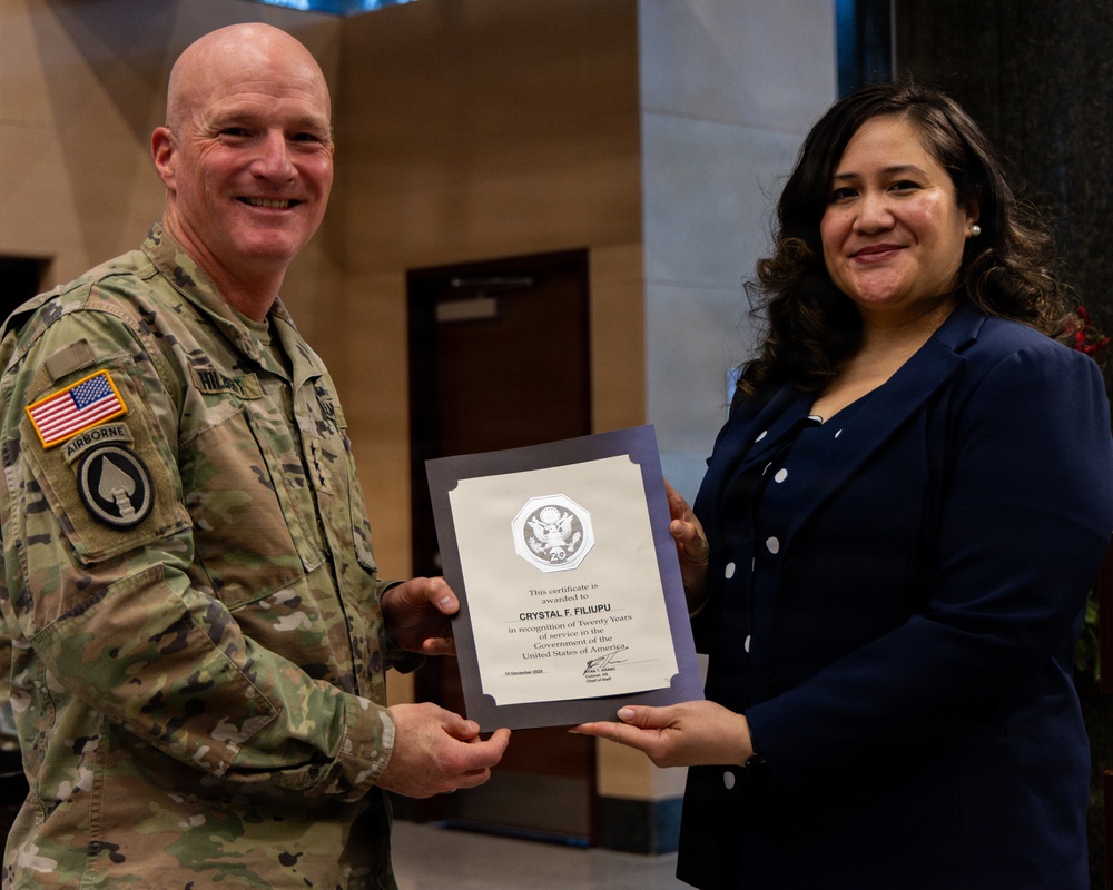 Eighth Army commends devoted civilian team members