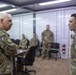CJTF-OIR Commanding General pays a visit to the 115th Field Hospital during a battlefield circulation