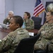 CJTF-OIR Commanding General pays a visit to the 115th Field Hospital during a battlefield circulation