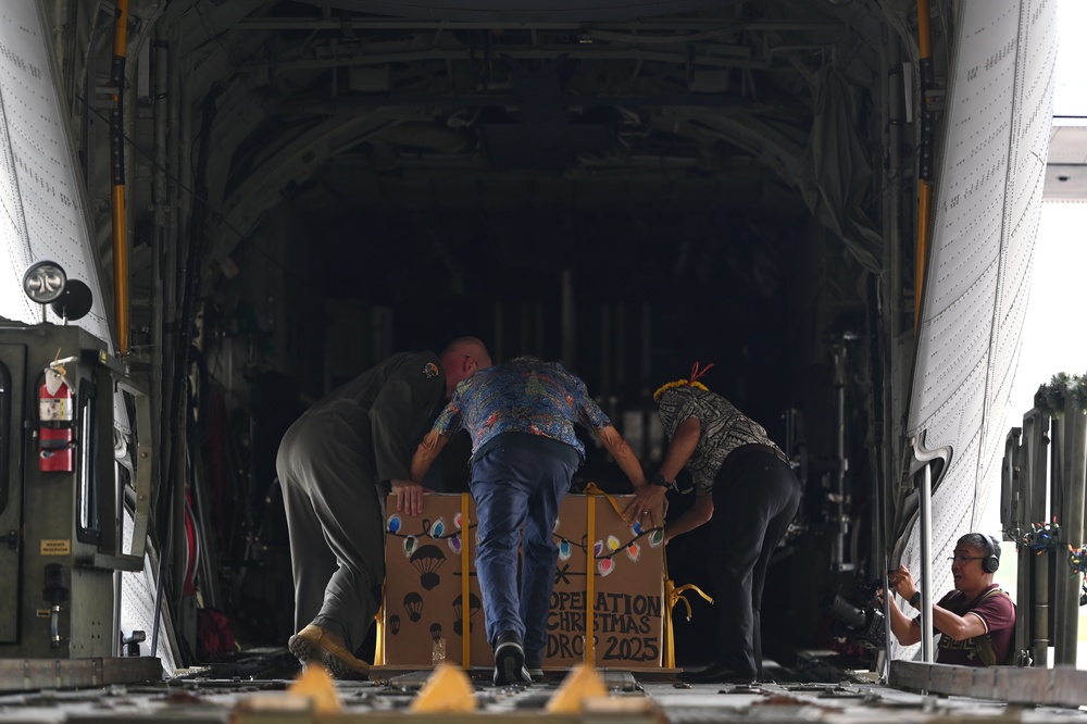 Operation Christmas Drop 2025 Push Ceremony kicks off airlift missions