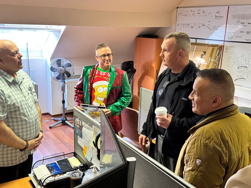 Top ASC leaders attend 405th AFSB holiday event as special guests before visiting APS-2 sites