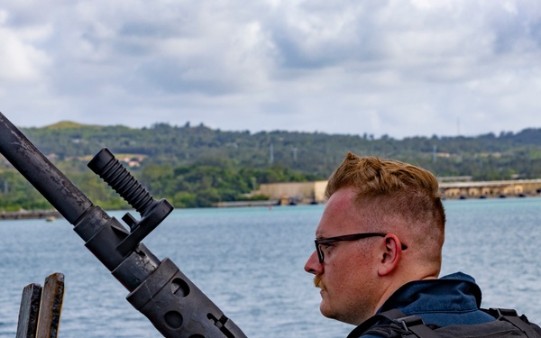 USS Dewey (DDG 105) Departs from Guam
