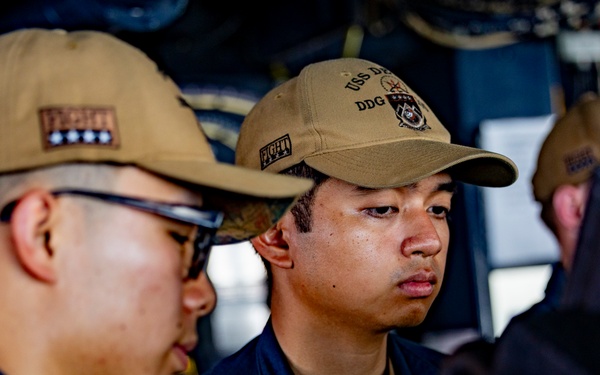USS Dewey (DDG 105) Departs from Guam