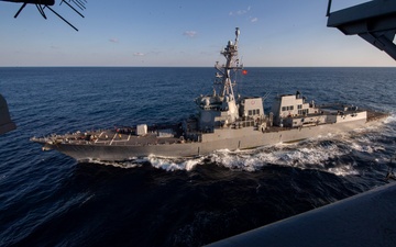 George Washington Conducts Fueling-at-Sea with Dewey