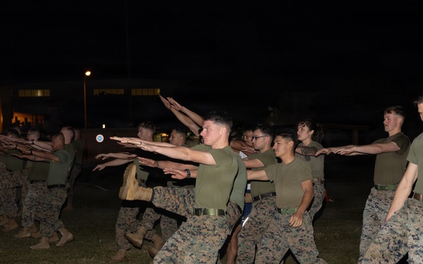Staff NCOs with 1st MAW workout to build unit cohesion